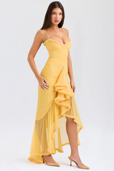 Lisa - Ruffled Long Dress